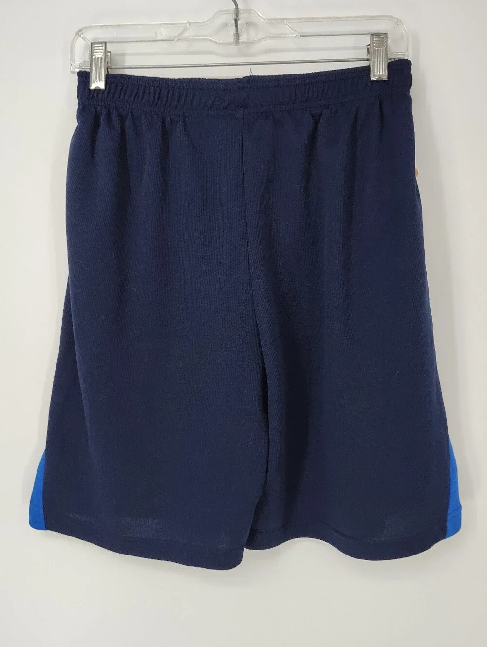 Champion Kids Navy Blue Shorts with Royal Blue Side Panels Boys Size X Large